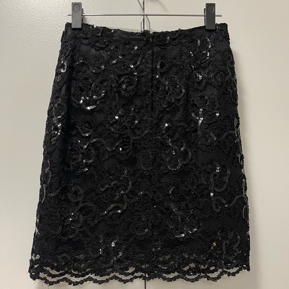 Vintage Cache black sequin mini pencil skirt size S - Picture 3 of 7